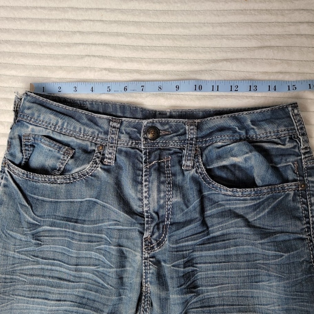 Buckle Brady-X Buffalo David Bitton‎ Men's Jeans W28 L32 Distressed Frayed Hem - Picture 6 of 15